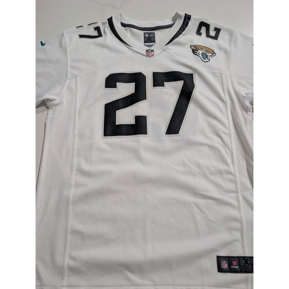 Nike NFL Jacksonville Jaguars Fournette Football Jersey #27 Boys Youth XL White